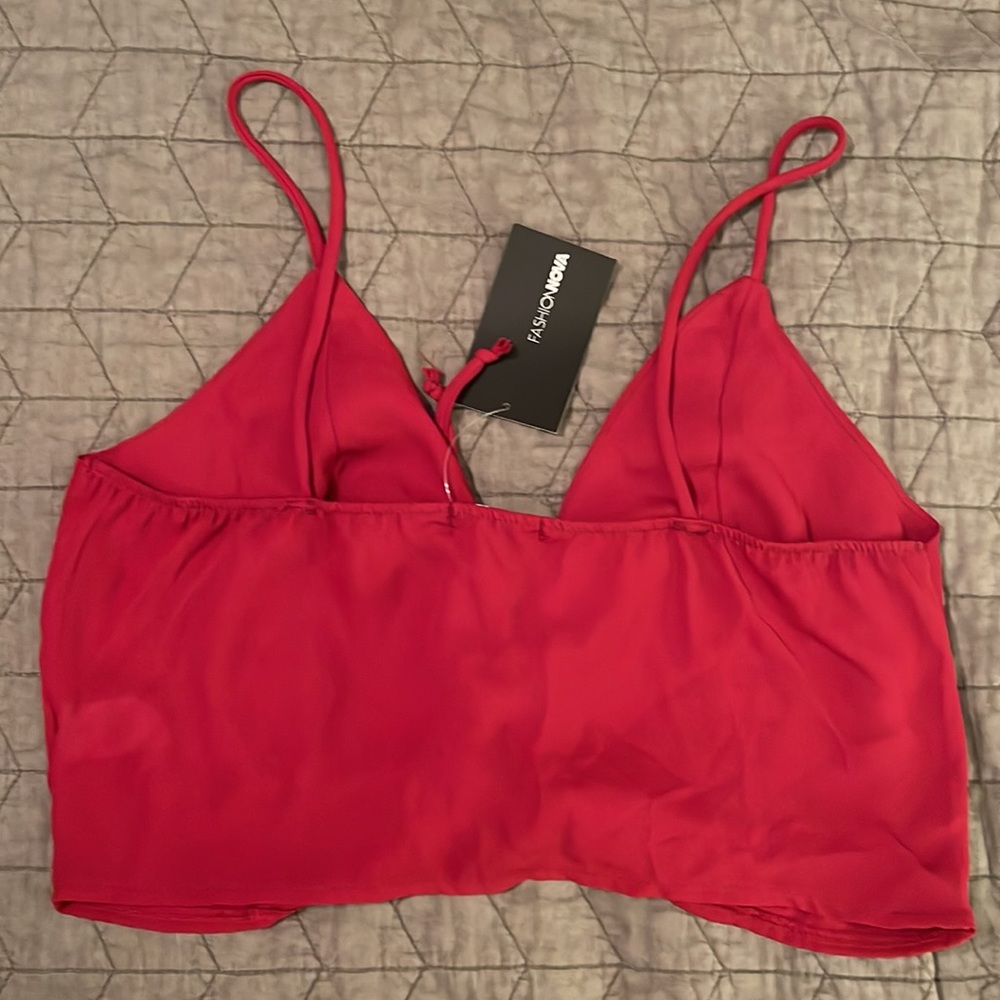 Crop Top - Wine Color - XL - Picture 2 of 2
